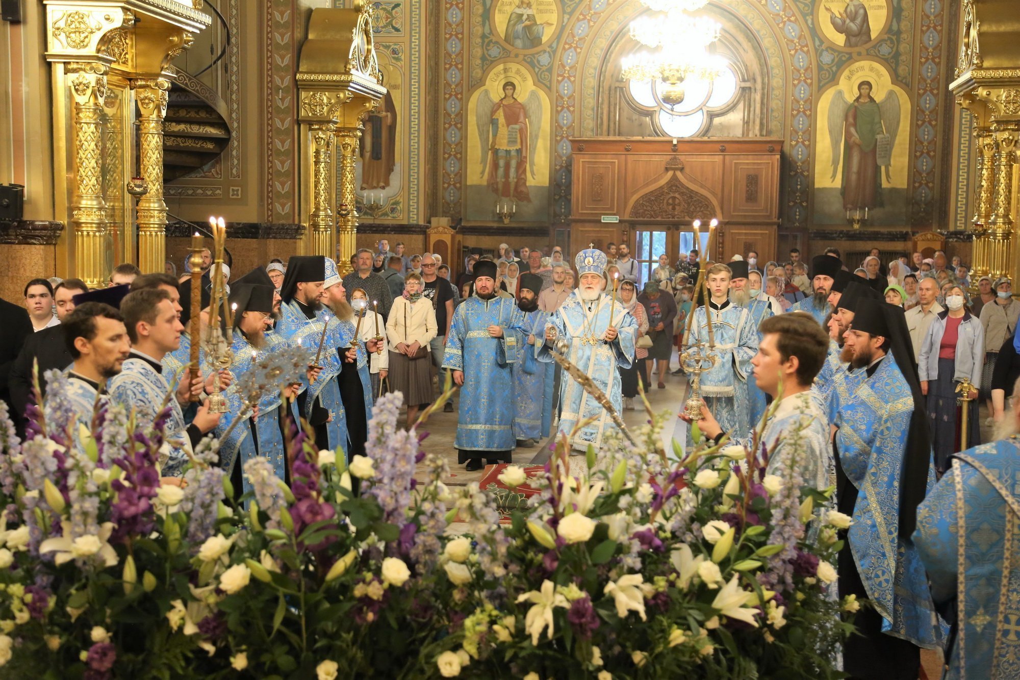 Служба в Дзержинский монастырь