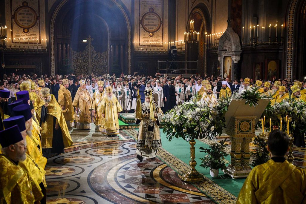 Православное богослужение вечерня