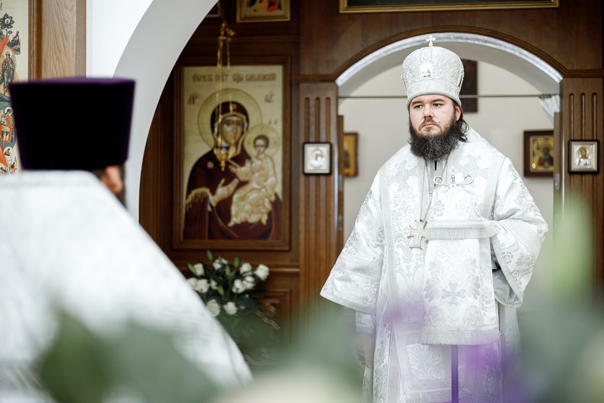 Богослужение в храме на запрудне кострома. Епископ Фома Сергиево-Посадский.