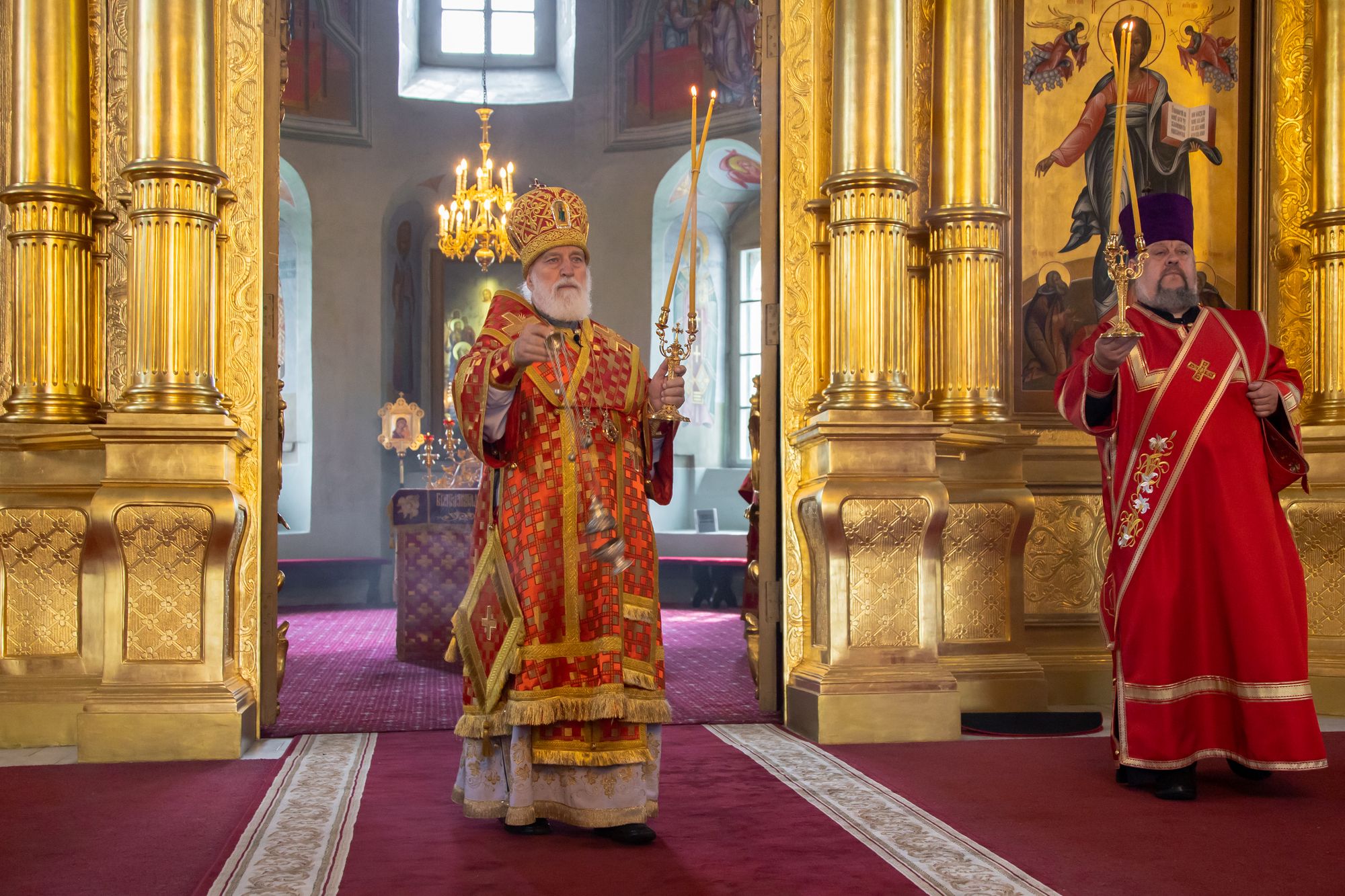 Ржевская епархия кафедральный собор Архиерейское богослужение