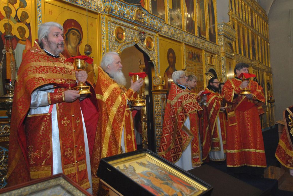 Георгиевский собор Одинцово зимой