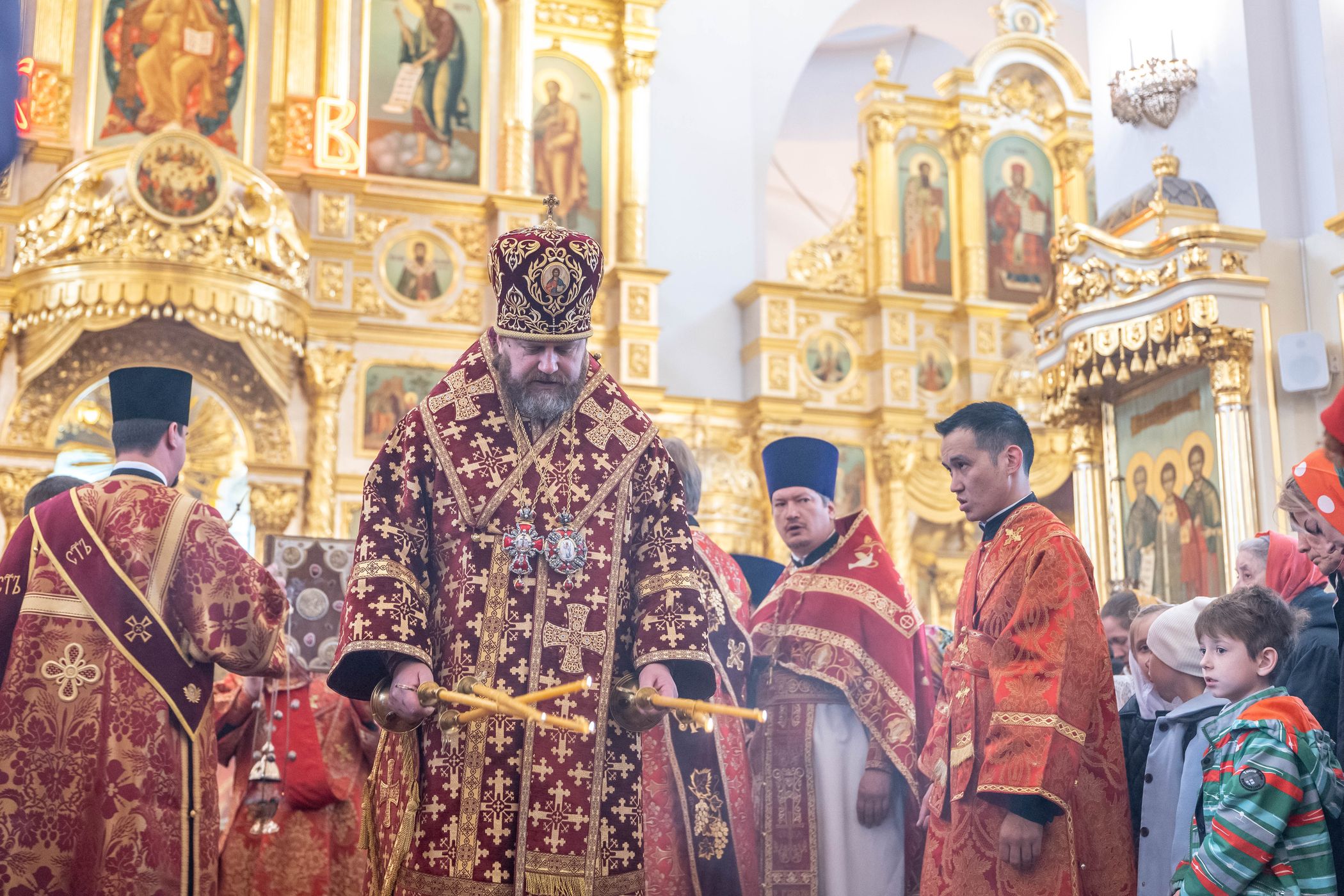 Батюшки Георгиевского храма Одинцово