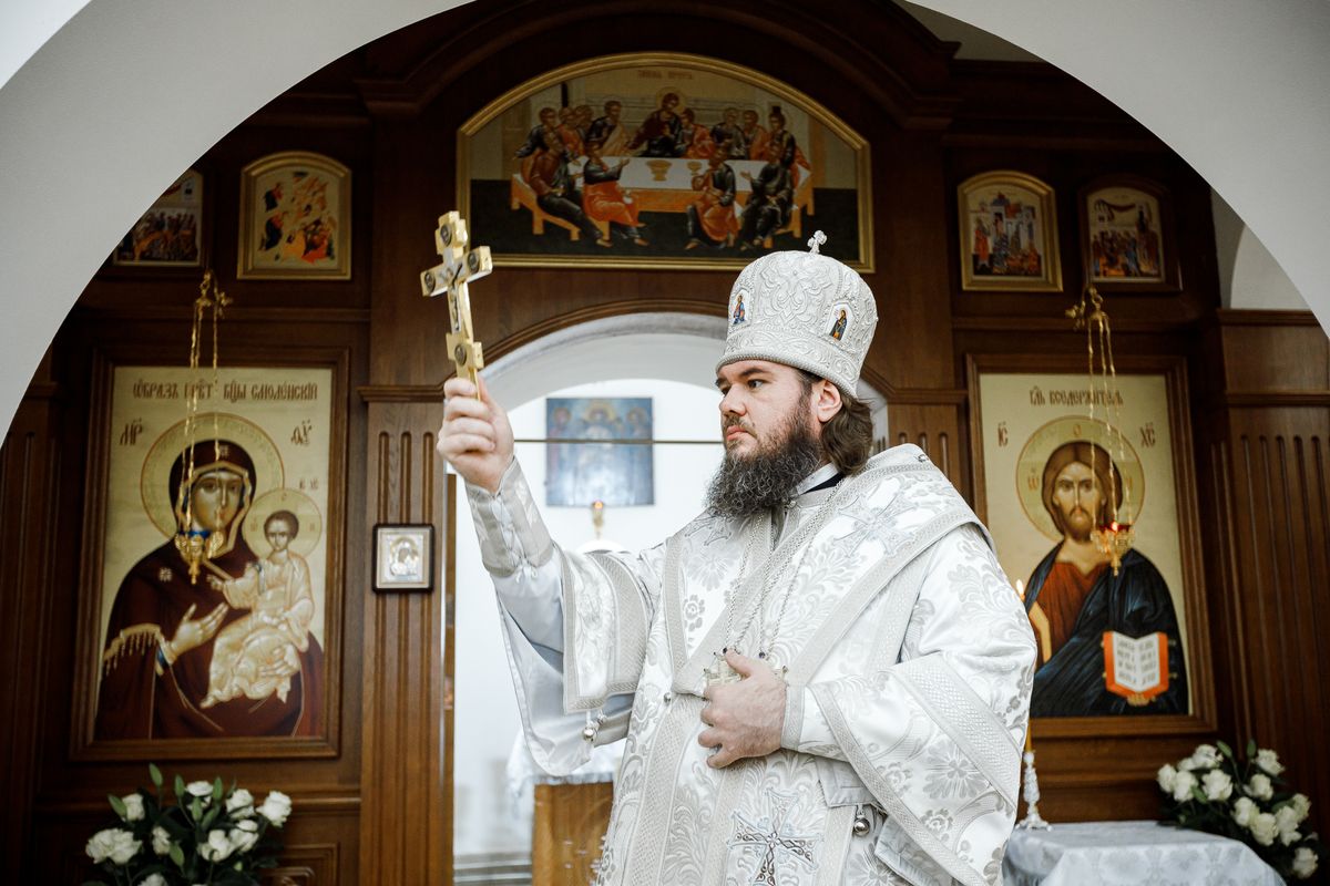 Богослужение в храме на запрудне кострома. Епископ Фома Сергиево-Посадский.