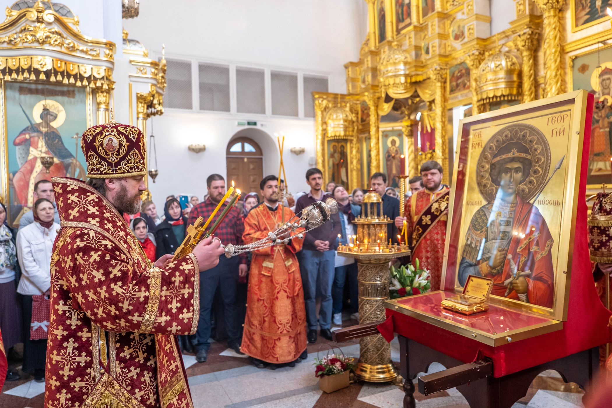 Батюшки Георгиевского храма Одинцово