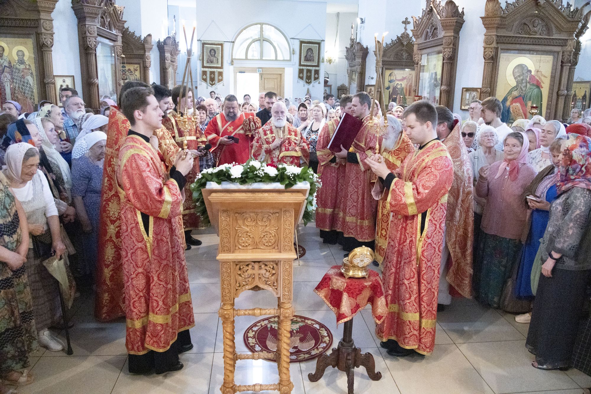 Служба в Абакане Преображенский храм