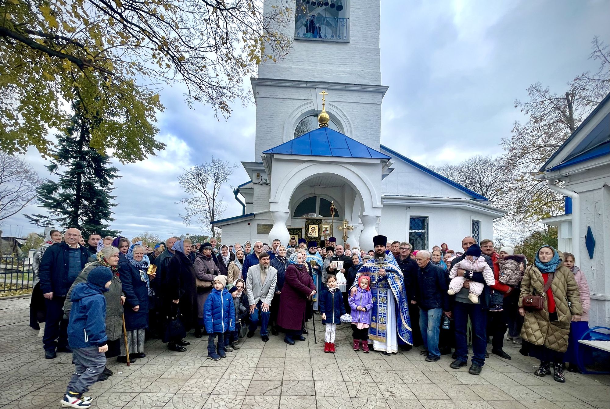 Праздник Иерусалимской иконы Божией Матери в храме вмч.Димитрия Солунского  села Малахово Раменского г.о 25.10.2023