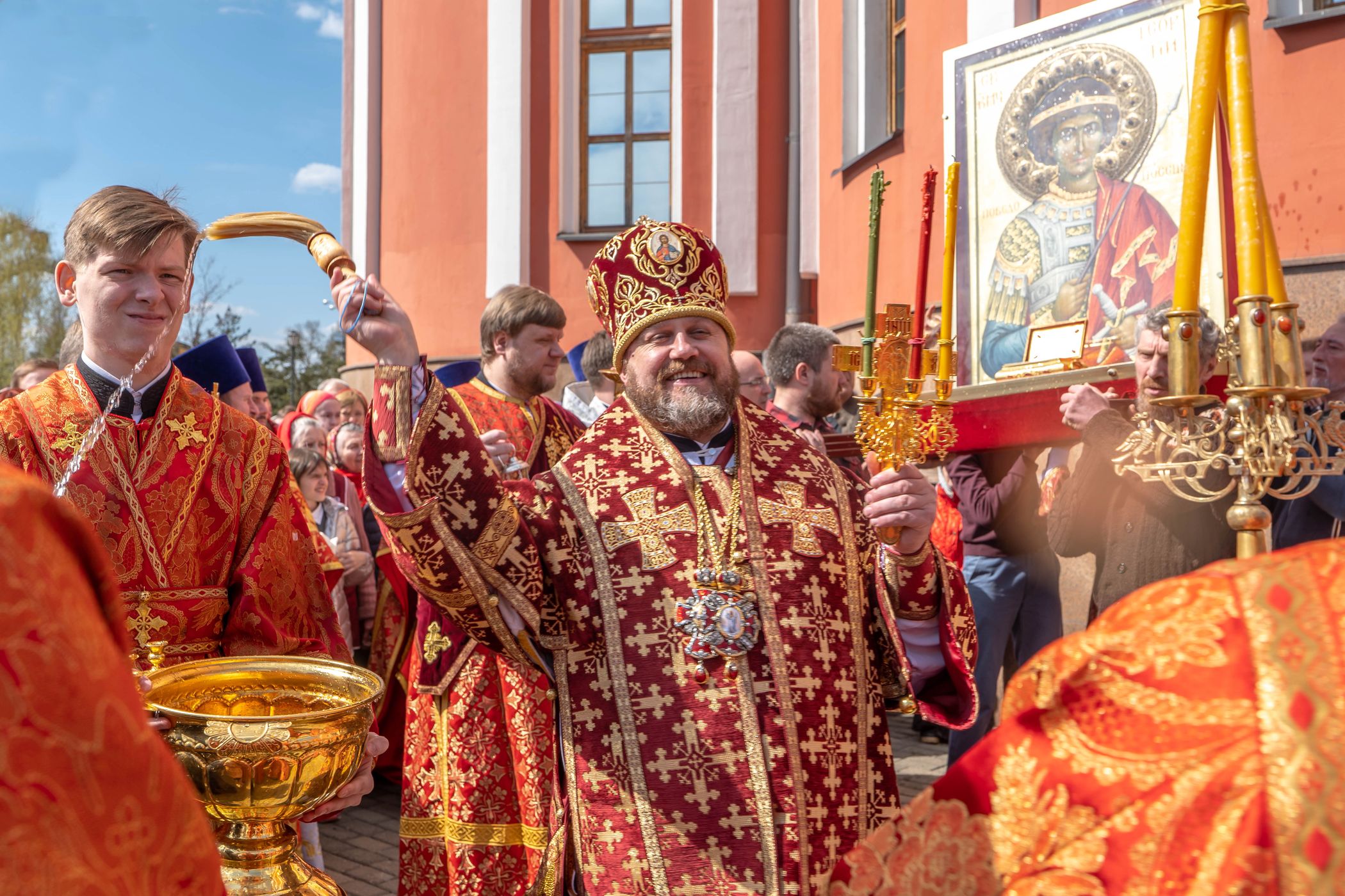 Георгиевский собор Одинцово зимой