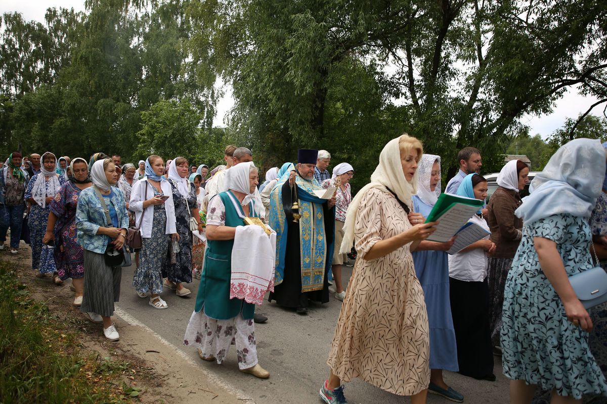 Престольный праздник в Георгиевском храме с. Ванилово 09.07.2022