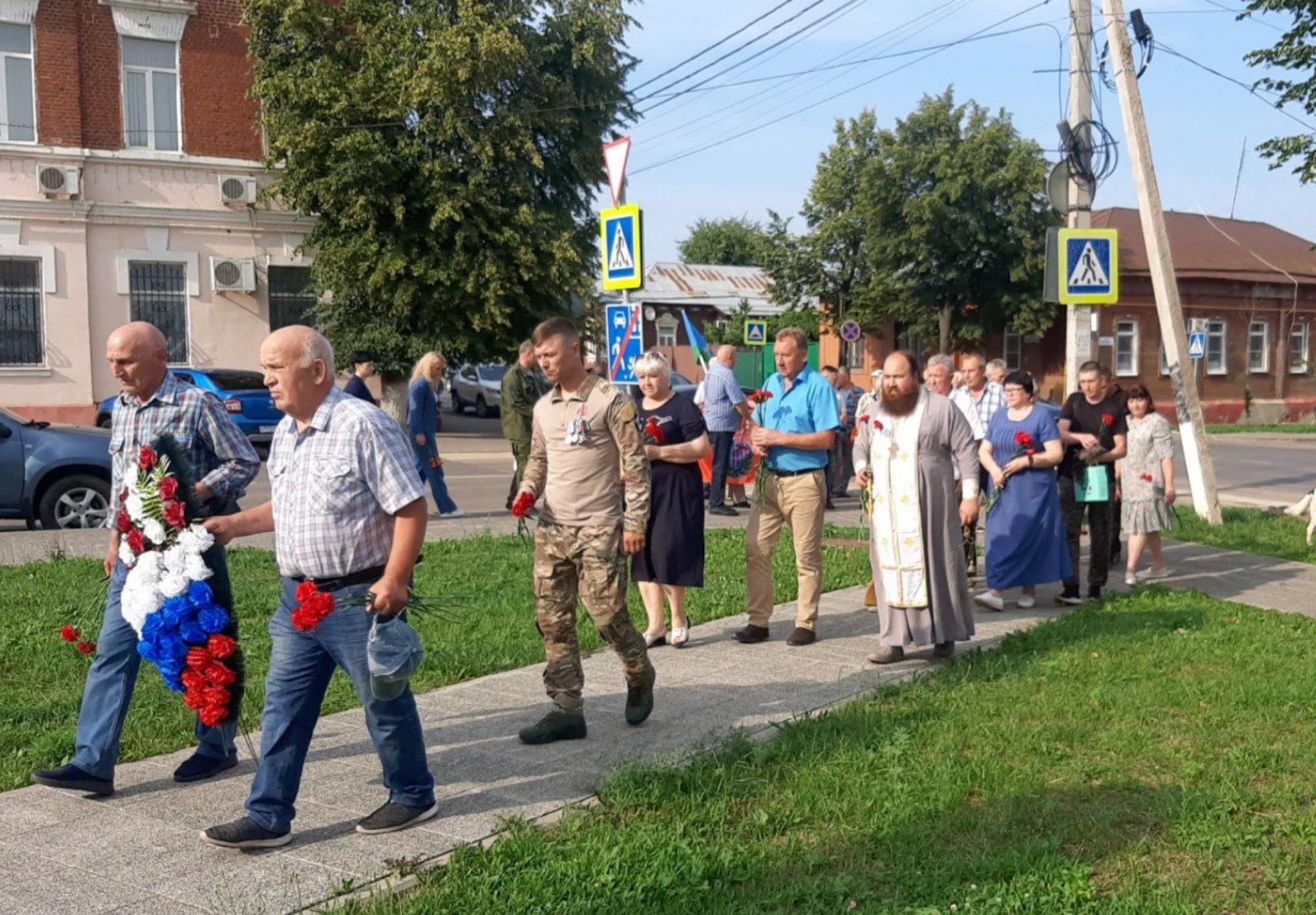 Мероприятие, посвящённое Дню ветеранов боевых действий, в Зарайском  благочинии 01.07.2024