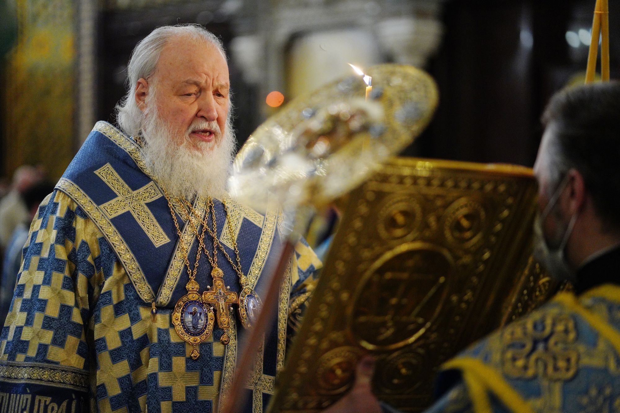 Патриаршее богослужение храме Христа Спасителя