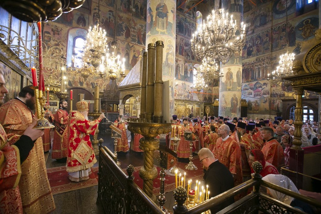 Успенский собор Кремля службы