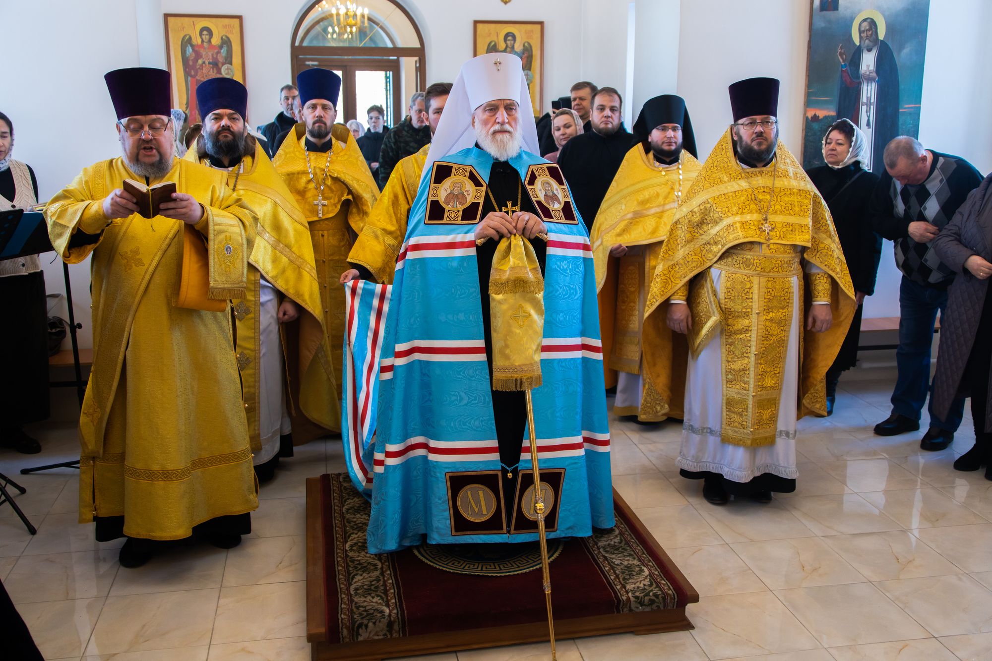 Великое освящение Александро-Невского храма деревни Лёдово городского  округа Кашира 03.03.2024