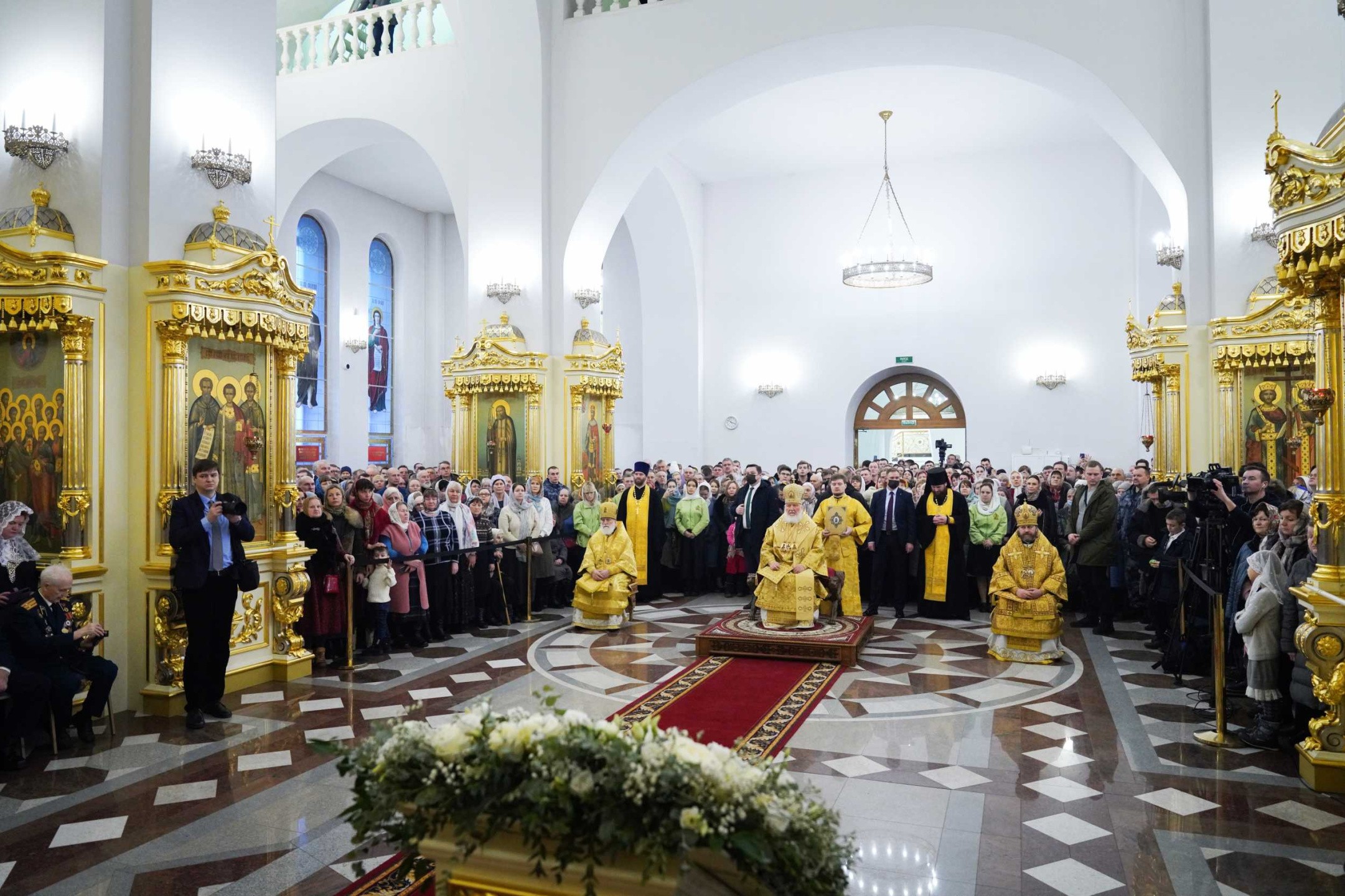 Собор Георгия Победоносца Одинцово внутри